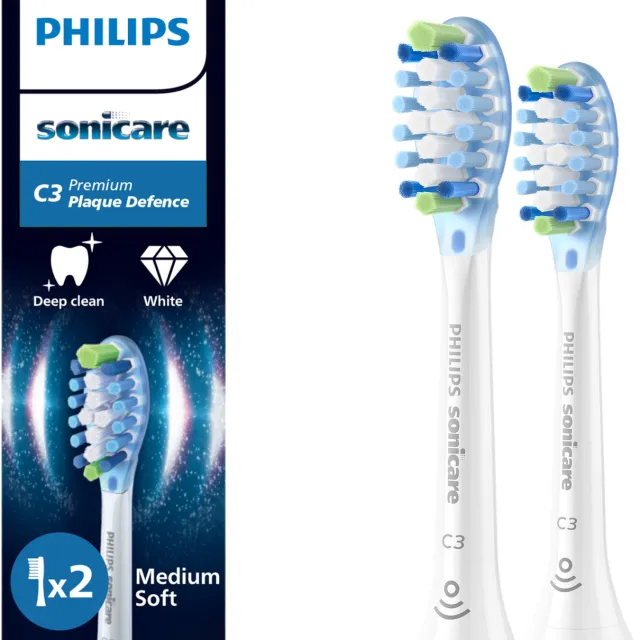 Philips Premium Plaque Defence HX9042/87 opzetborstels wit