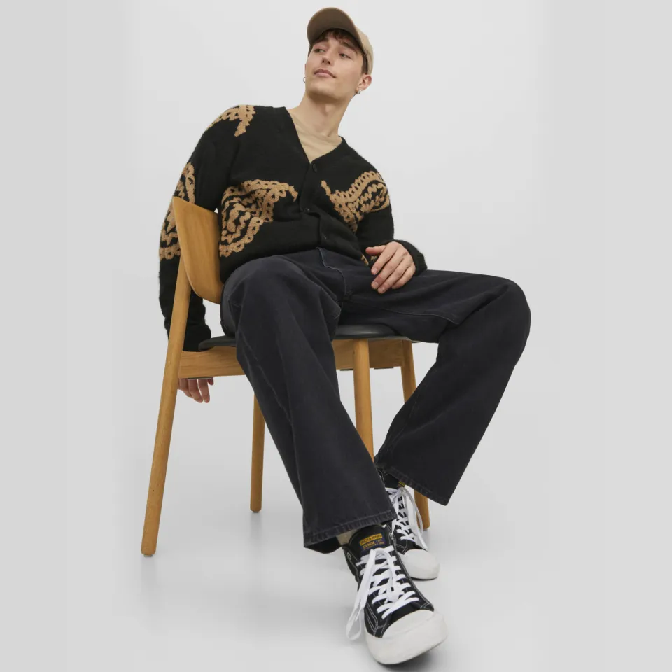 Jack & Jones JEANS INTELLIGENCE baggy jeans - black denim, foto 4