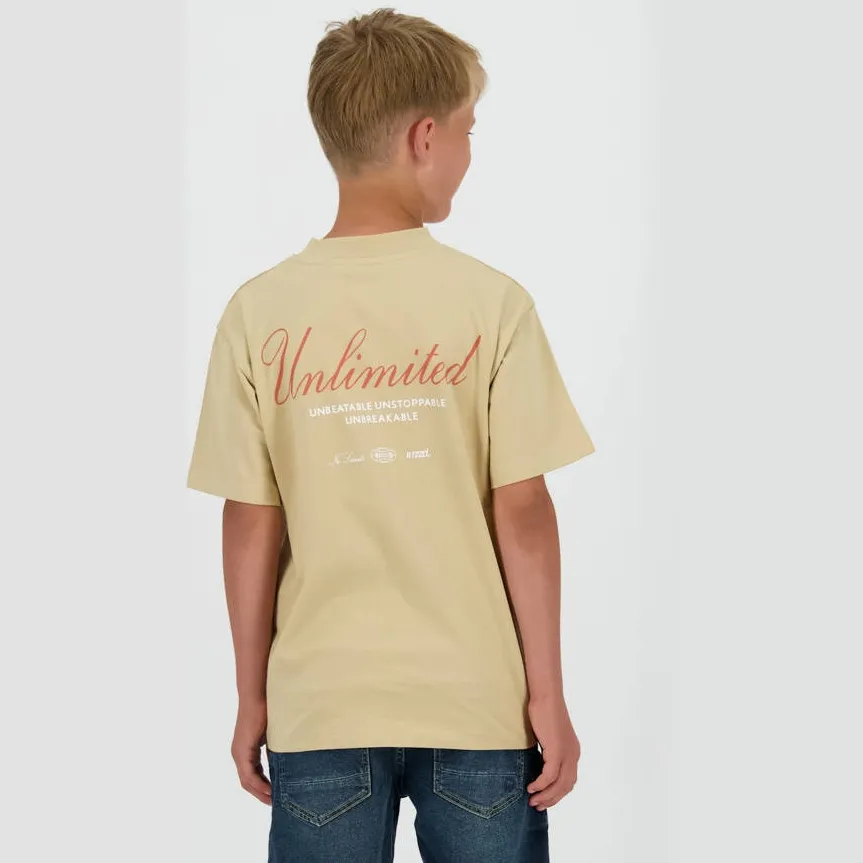 Raizzed T-shirt zand met backprint, foto 4