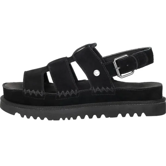 Warmbat Wenlock sandalen zwart, foto 2