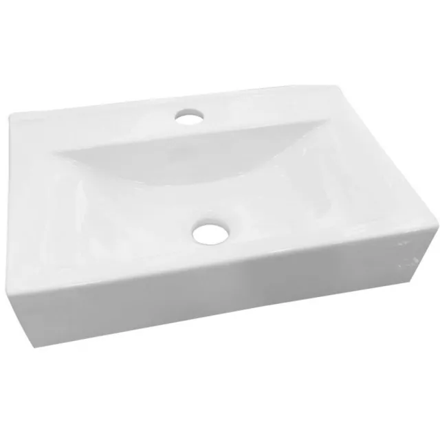 Best Design Wastafel Best Design Train Rechthoek Keramiek 45x30,5x10 cm Wit