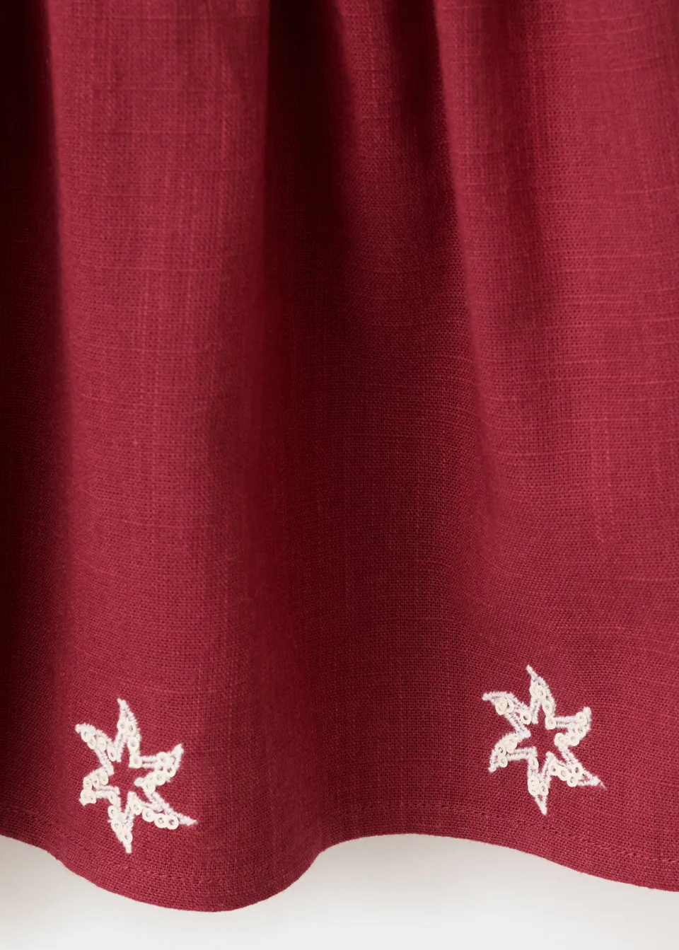 Mango Kids korte rok met borduursels rood, foto 5