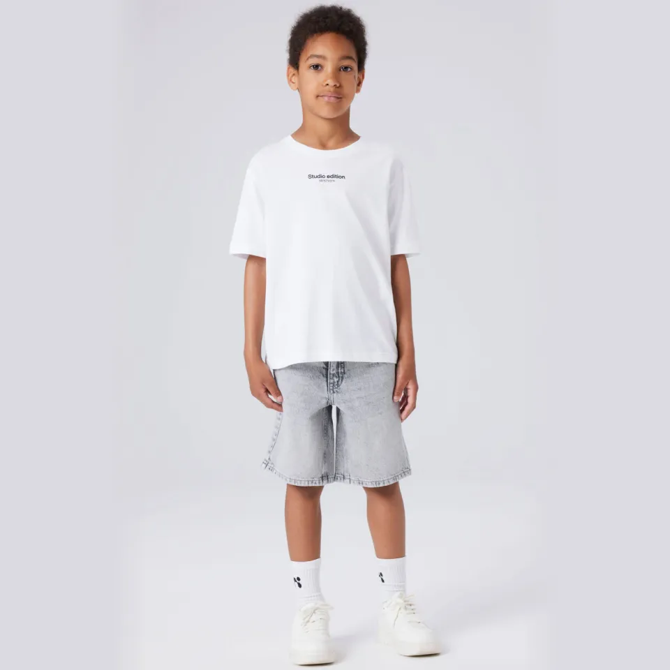 NAME IT regular denim bermuda grey denim