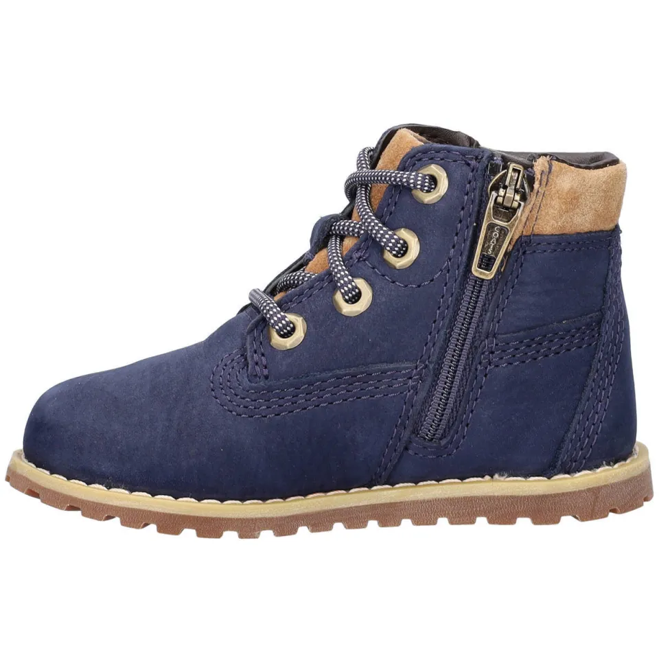 Timberland Pokey Pine suede enkelboots donkerblauw, foto 4