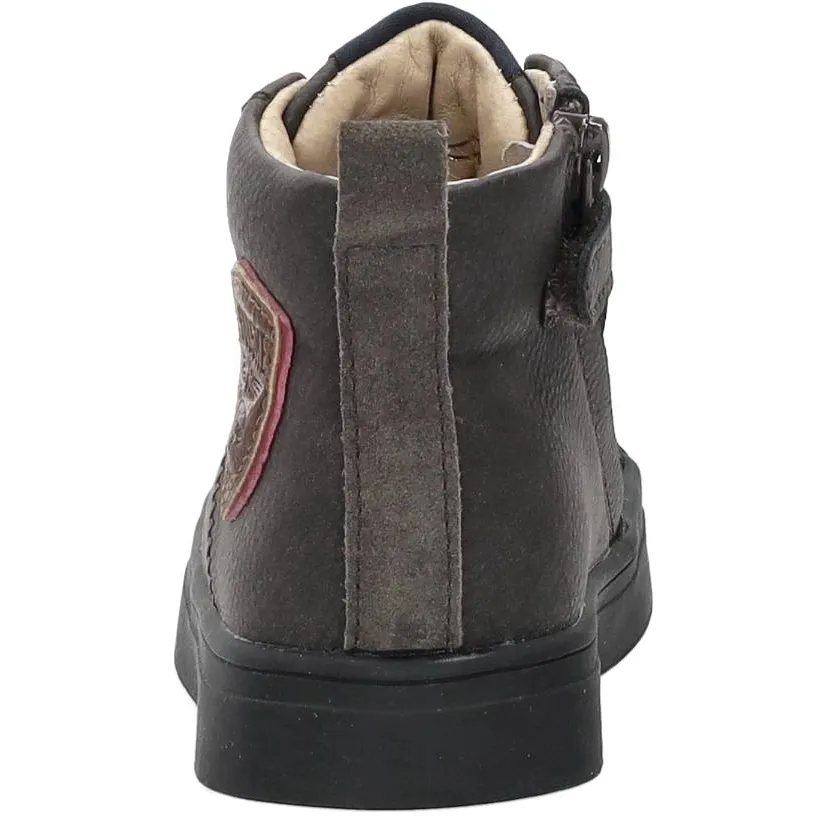 Shoesme veterschoenen hoog bruin, foto 4