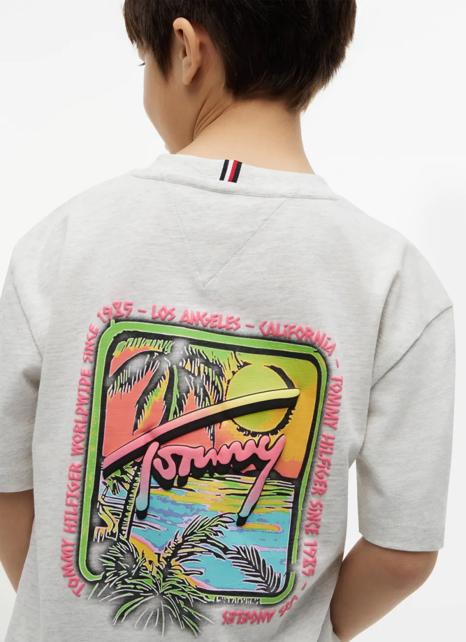 Tommy Hilfiger t-shirt lichtgrijs, foto 6