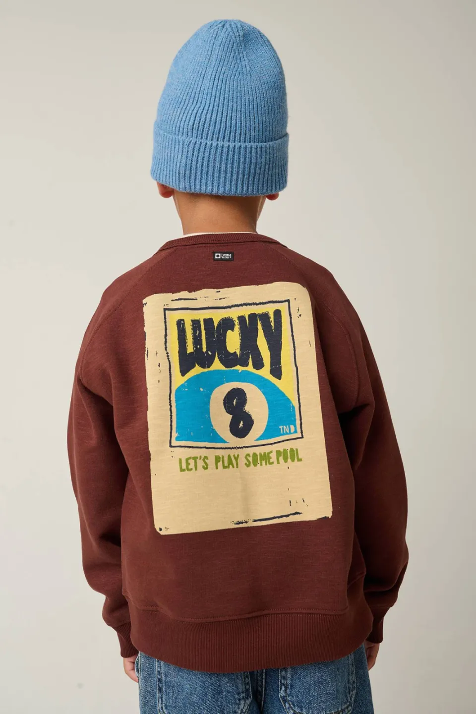 Tumble 'n Dry sweater met borduursels en backprint - donkerbruin, foto 5
