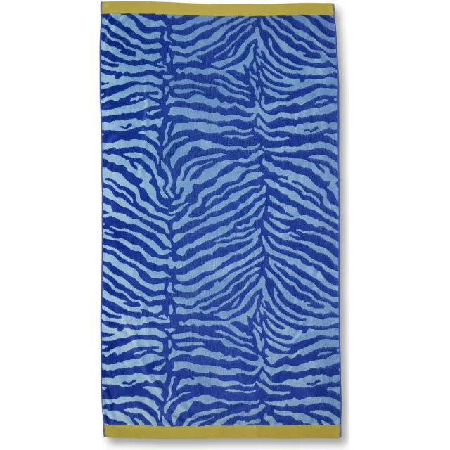 KAAT Amsterdam Zayda strandlaken blauw