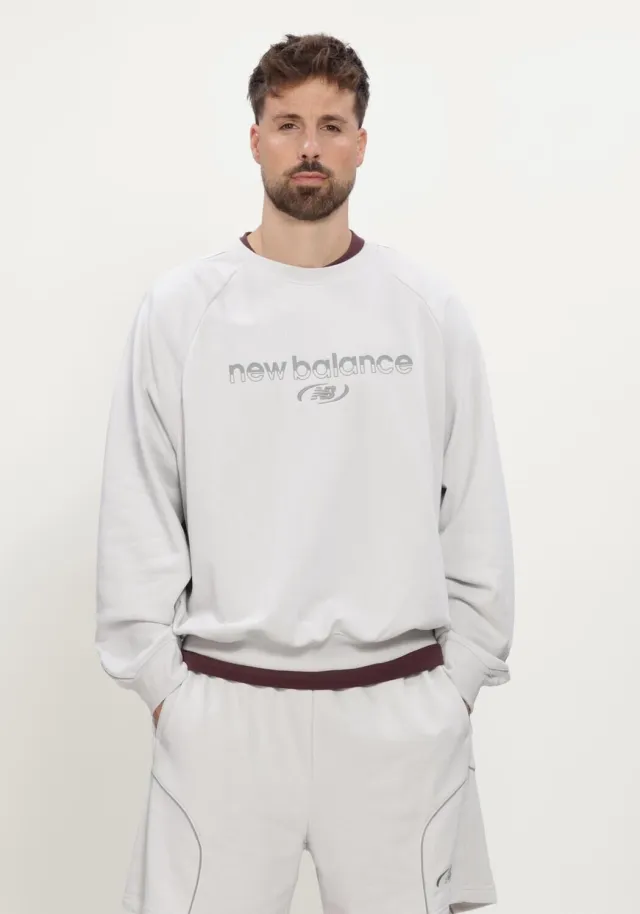 New Balance Heren Truien & Vesten Ts Ft Crw - Grijs Grey