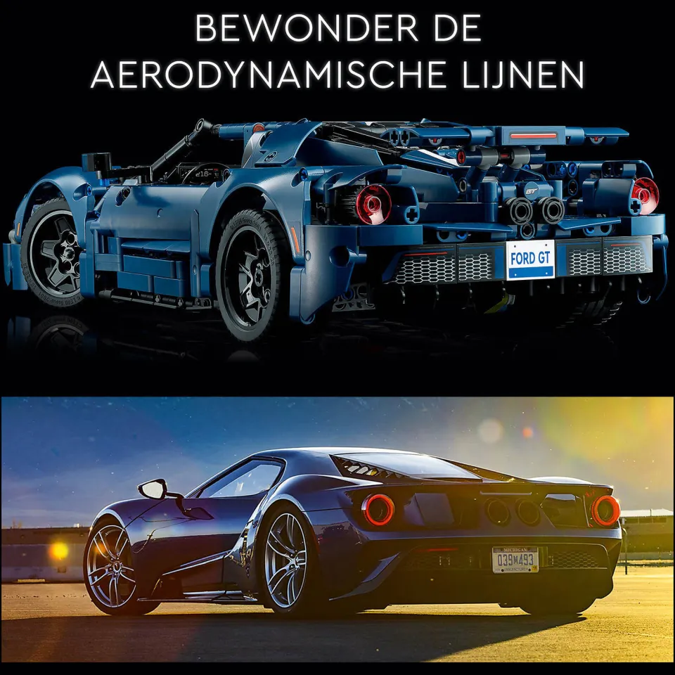 Lego Technic 2022 Ford GT Auto Supercar Model Bouwpakket voor Volwassenen 42154, foto 3
