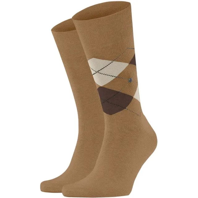 Burlington Everyday Argyle sokken bruin Beige