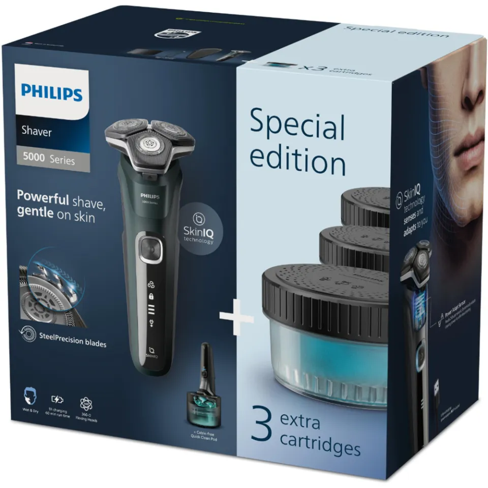 Philips Series 5000 S5884/69 scheerapparaat groen, foto 2