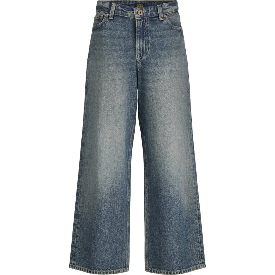 Jack & Jones JUNIOR high waist wide leg jeans medium blue denim, foto 2