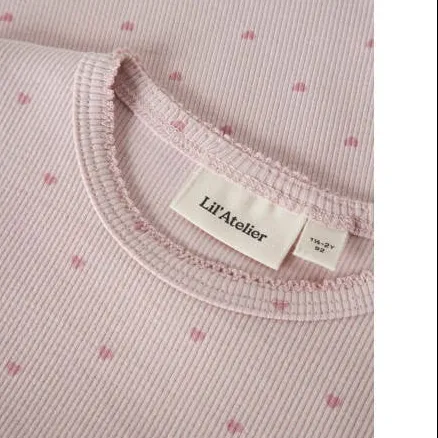 Lil' Atelier MINI longsleeve met print lila, foto 4