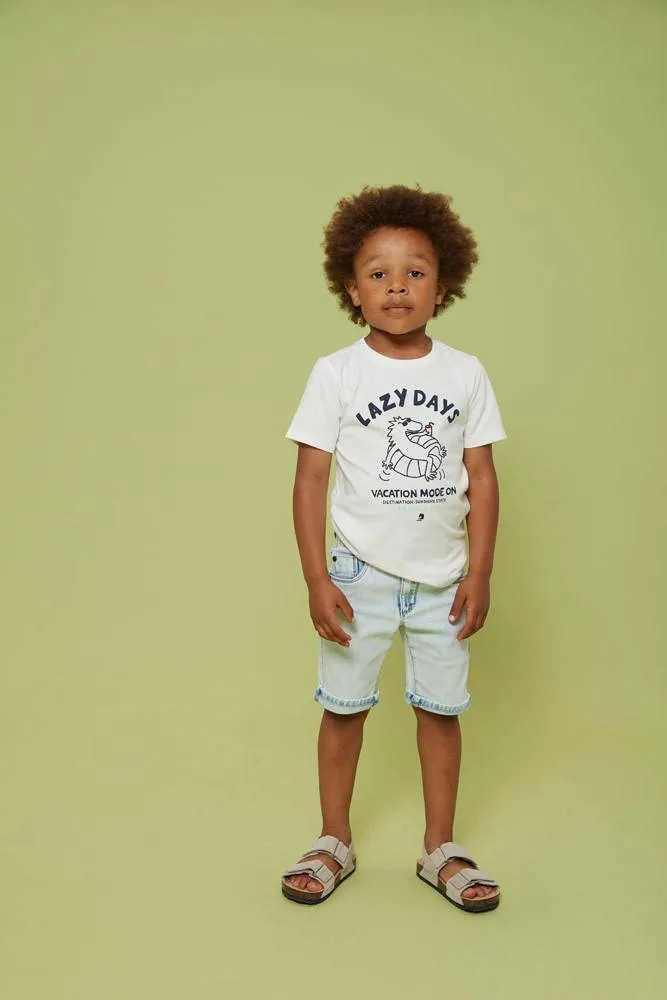 Sturdy Summer Denims jeansshort lichtblauw denim, foto 8