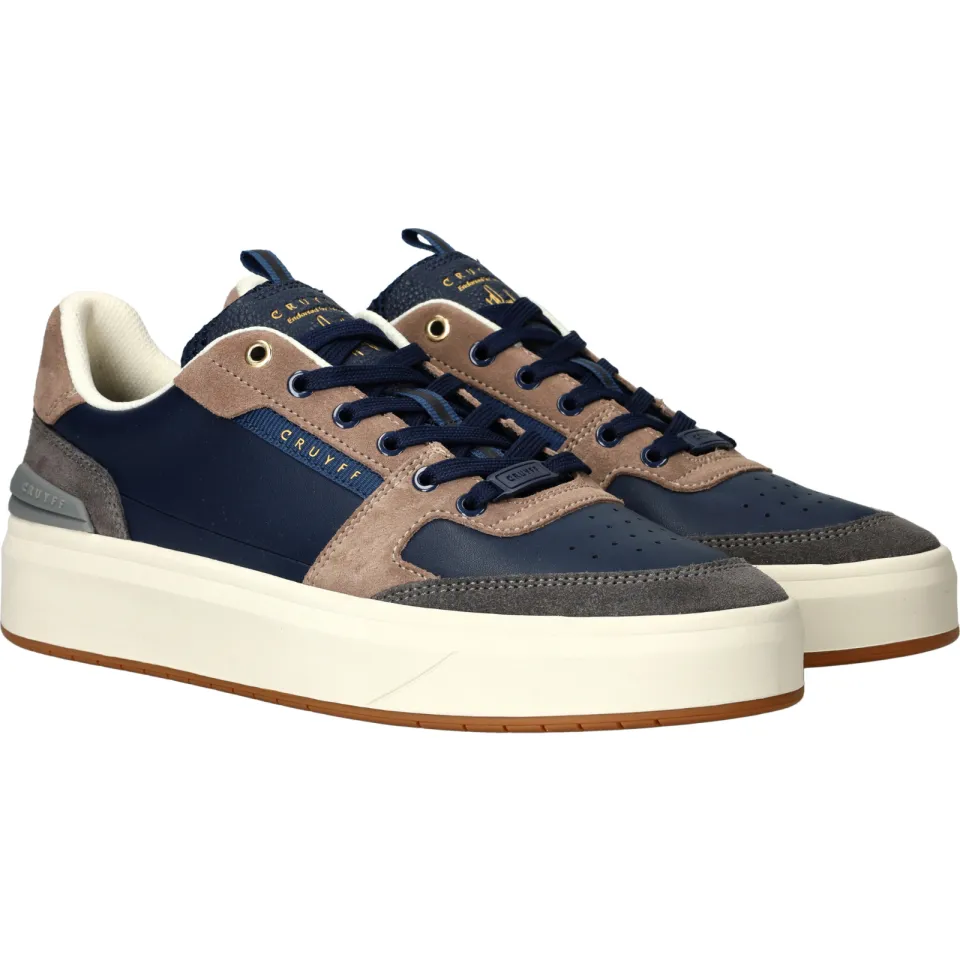 Cruyff Endorsed Tennis lage sneaker blauw, foto 3