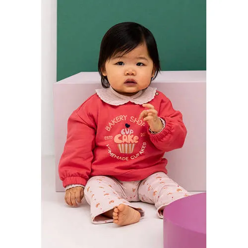 Babyface sweater met print - koraalrood, foto 3