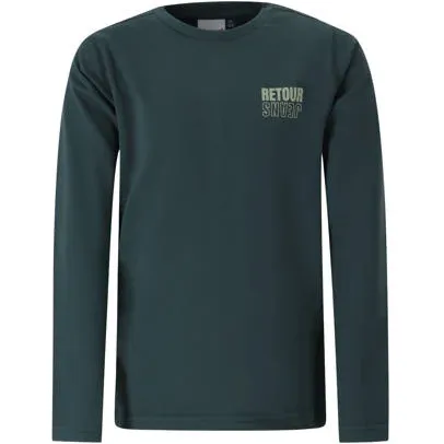 Retour Jeans longsleeve donkergroen