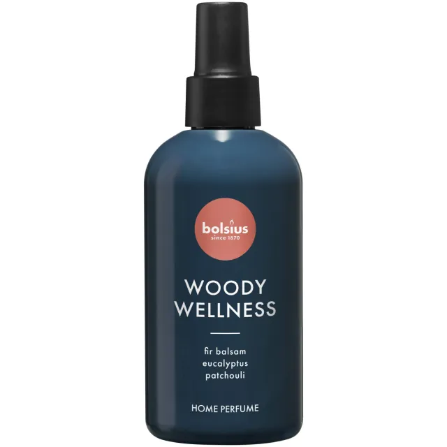 Bolsius interieuspray - Woody welness (225 ml) blauw