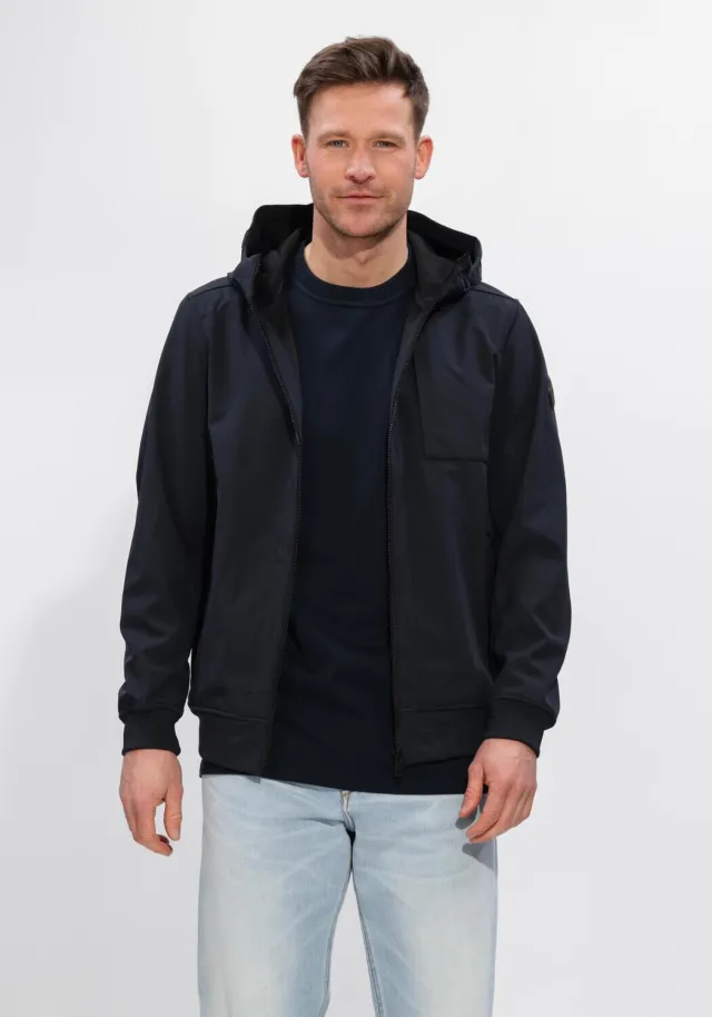 Airforce Heren Jassen Softshell Jacket Chestpocket - Donkerblauw Dark Navy