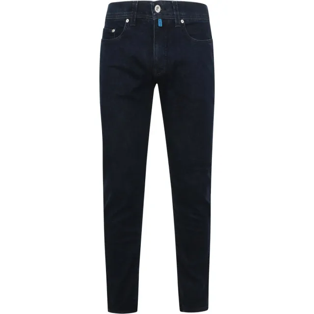 Pierre Cardin Lyon tapered jeans donkerblauw blauw