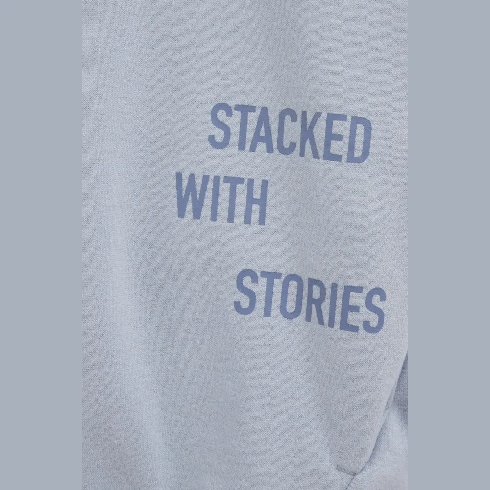 WE Fashion Blue Ridge sweater met backprint - lichtblauw, foto 7