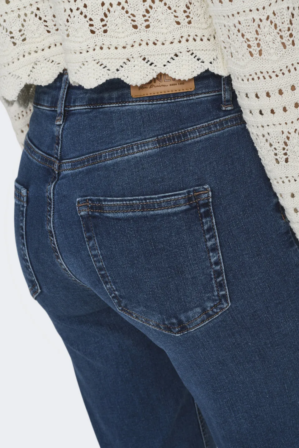 Only straight leg jeans ONLBLUSH dark blue denim, foto 5
