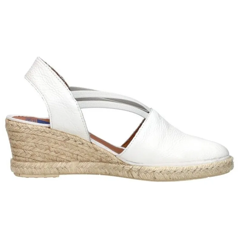 Verbenas Maika espadrille sandalen wit