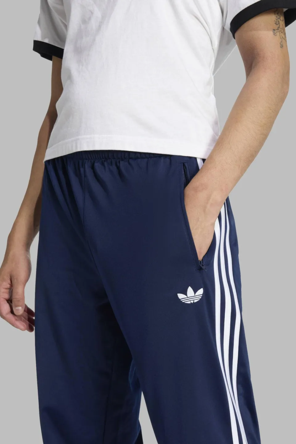Adidas Firebird trainingsbroek donkerblauw blauw, foto 4