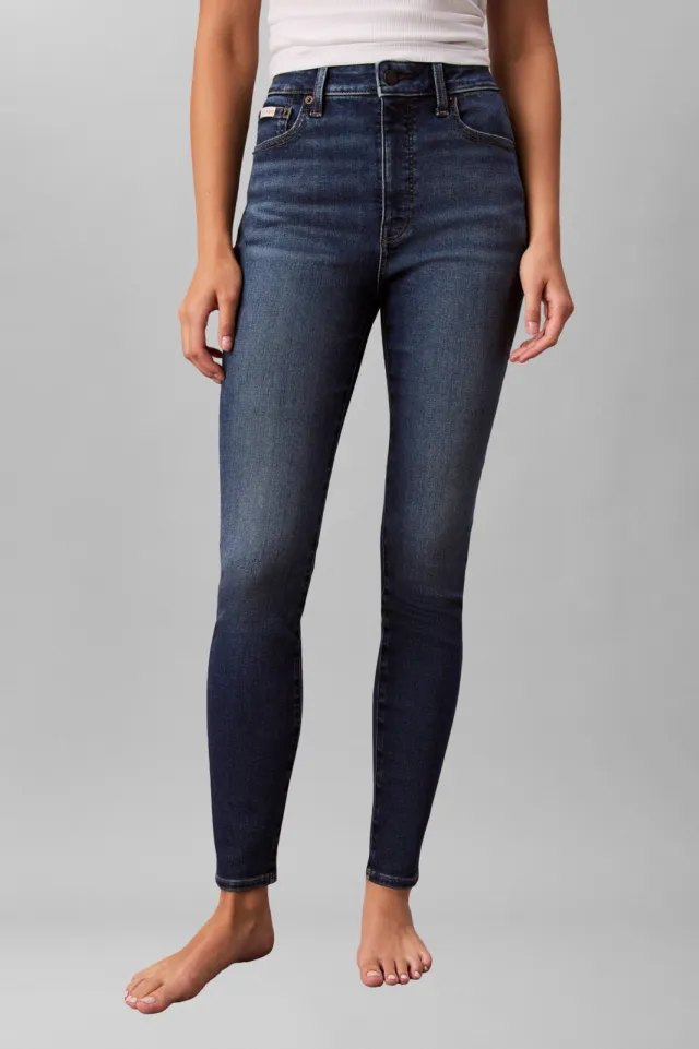 Calvin Klein JEANS high waist skinny jeans medium blue denim