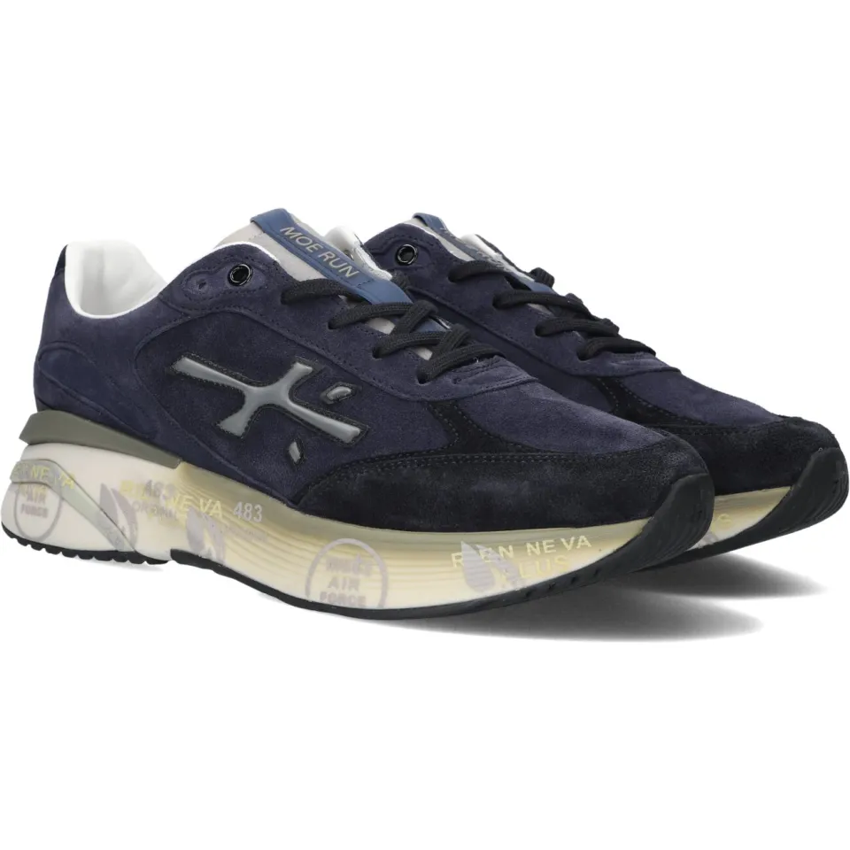 Premiata Heren Sneakers Moerun - Donkerblauw, foto 2