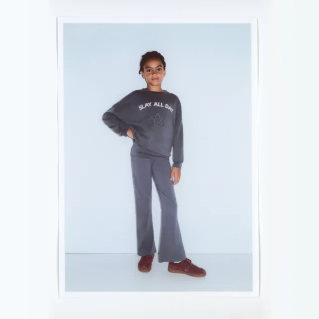 Mango Kids suède sneakers - bordeaux, foto 2