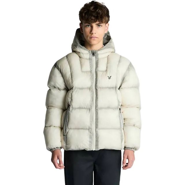 Lyle & Scott winterjas beige