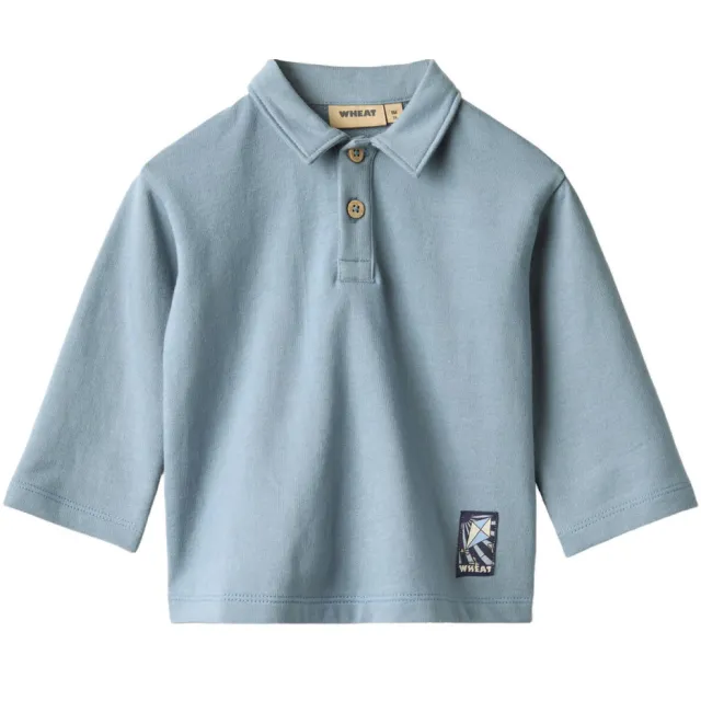 Wheat rechtvallende sweater - blauw