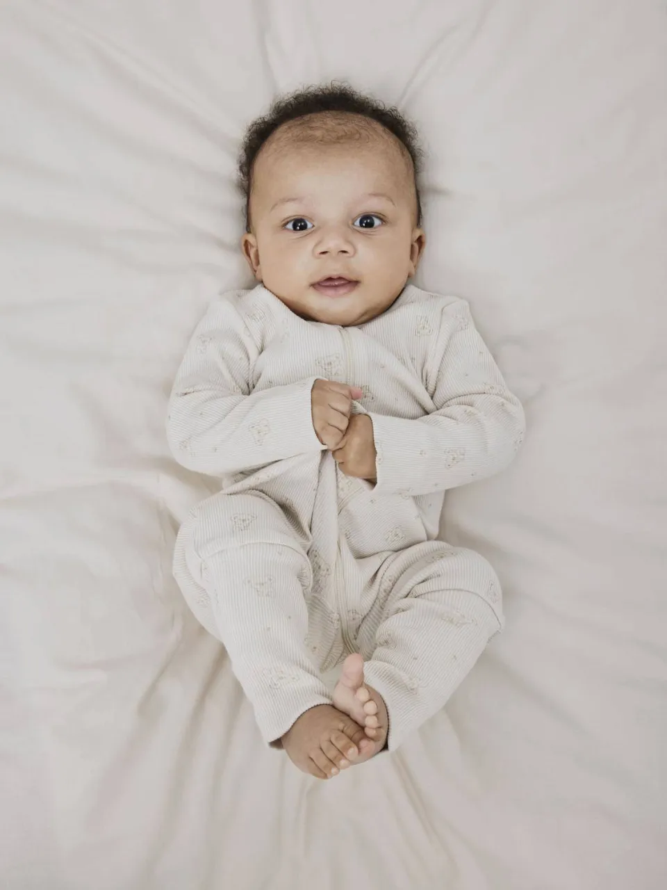 NAME IT baby pyjama beige/bruin