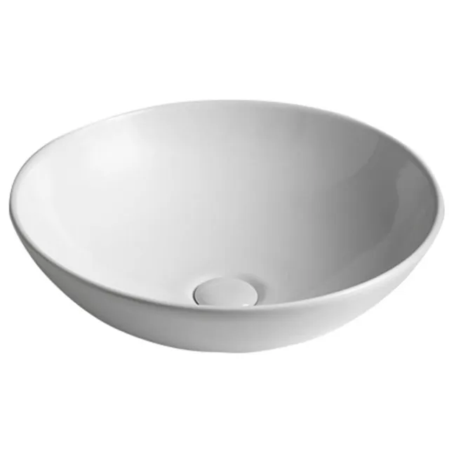 Sapho Waskom Sapho Dimp Rond 46x46x15 Keramiek Wit