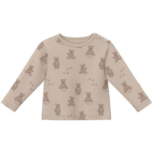 s.Oliver longsleeve met print lichtbruin