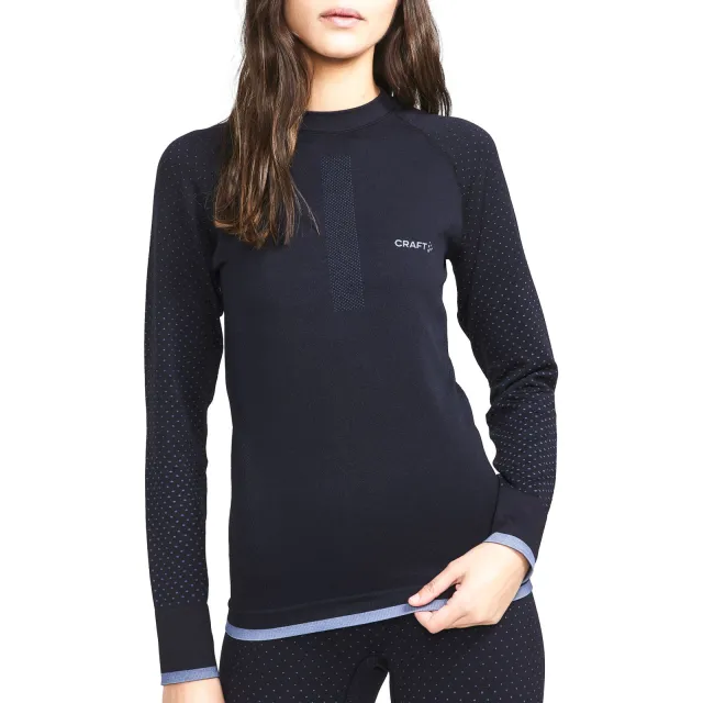 Craft ADV Warm Intensity Thermoshirt Dames zwart dessin