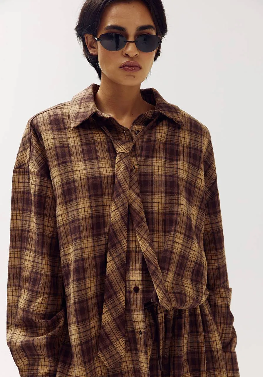 Harper & Yve Kim-ls blouse bruin, foto 5
