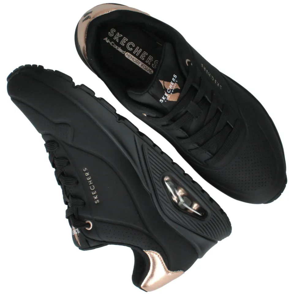 Skechers Uno Golden Air 177094 lage sneakers zwart, foto 6