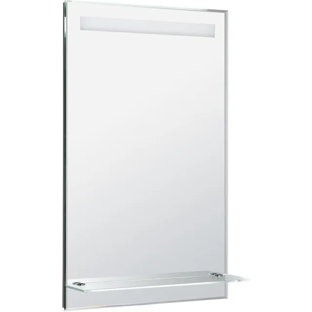 Sapho Spiegel Sapho Aqualine Met LED Licht En Planchet 50x80 cm Aluminium