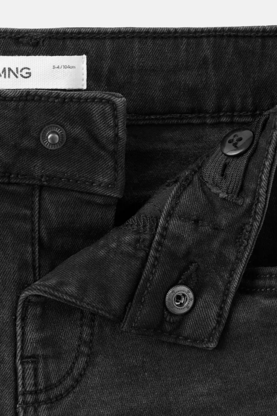 Mango Kids regular fit jeans - zwart, foto 4