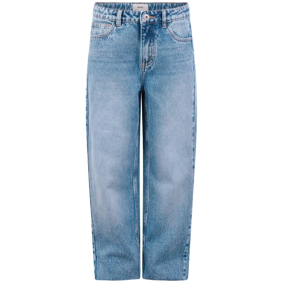 Shoeby wide leg jeans met plooien - lichtblauw, foto 2