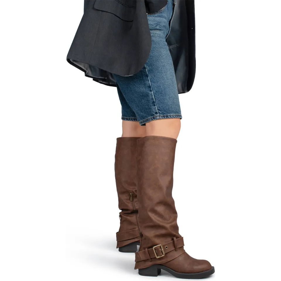 POSH by Poelman Patty bikerboots cognac, foto 4