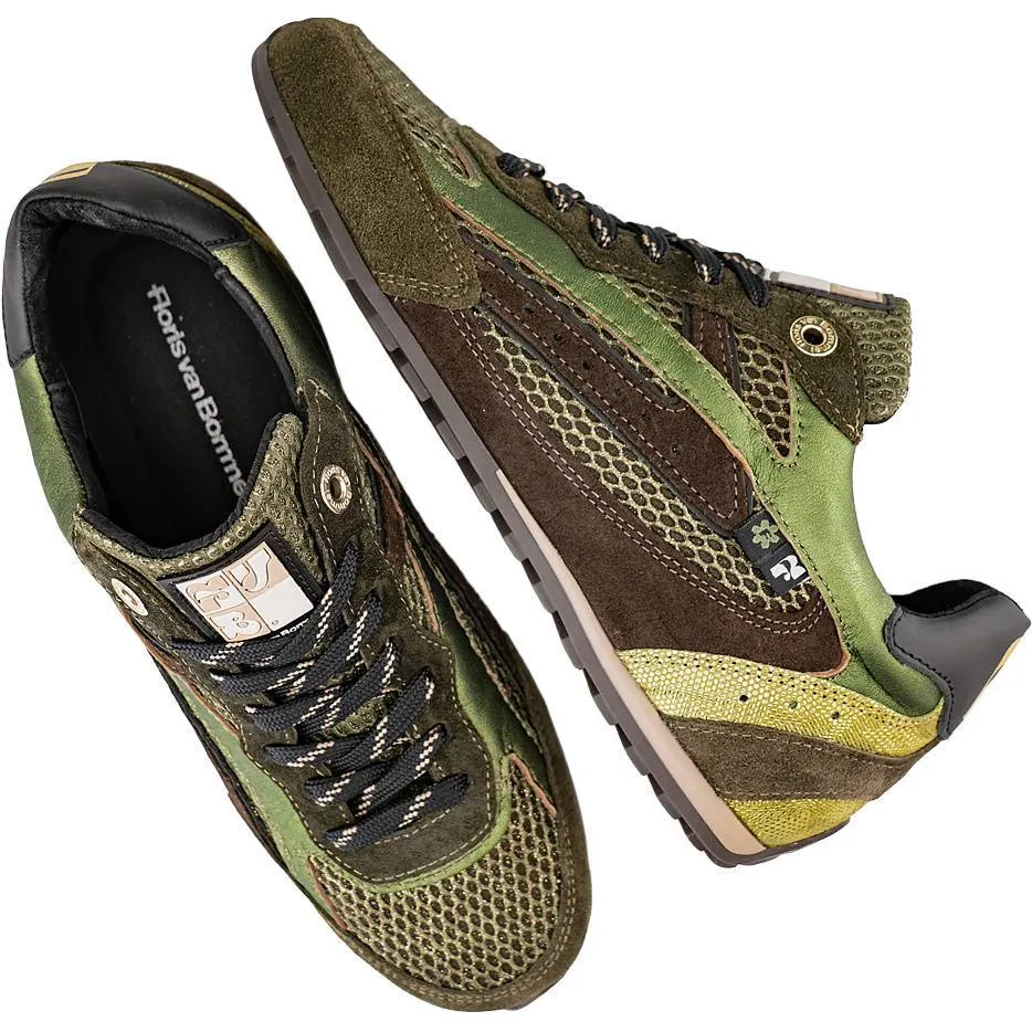 Floris Van Bommel Illvi 01.04 leren sneakers - groen, foto 4