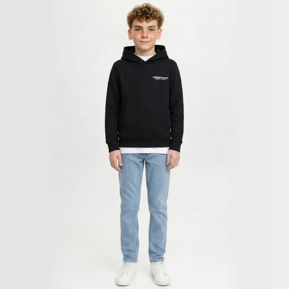 JJ Rebel JUNIOR hoodie zwart, foto 5