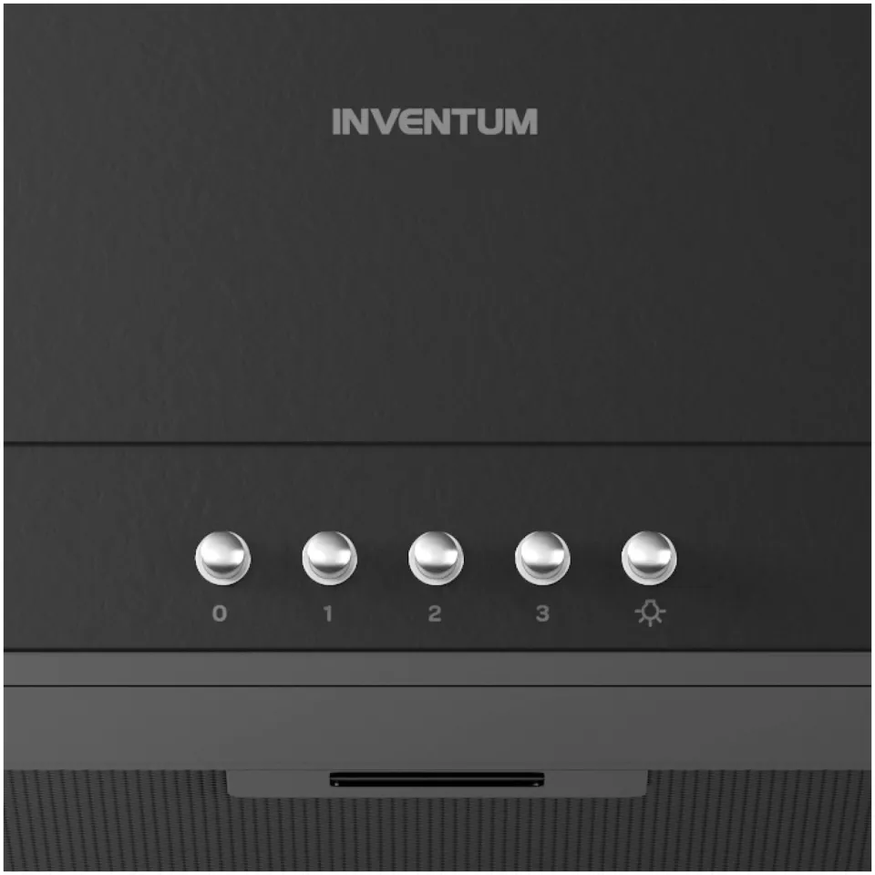 Inventum AKB9005ZWA schouwkap zwart, foto 3
