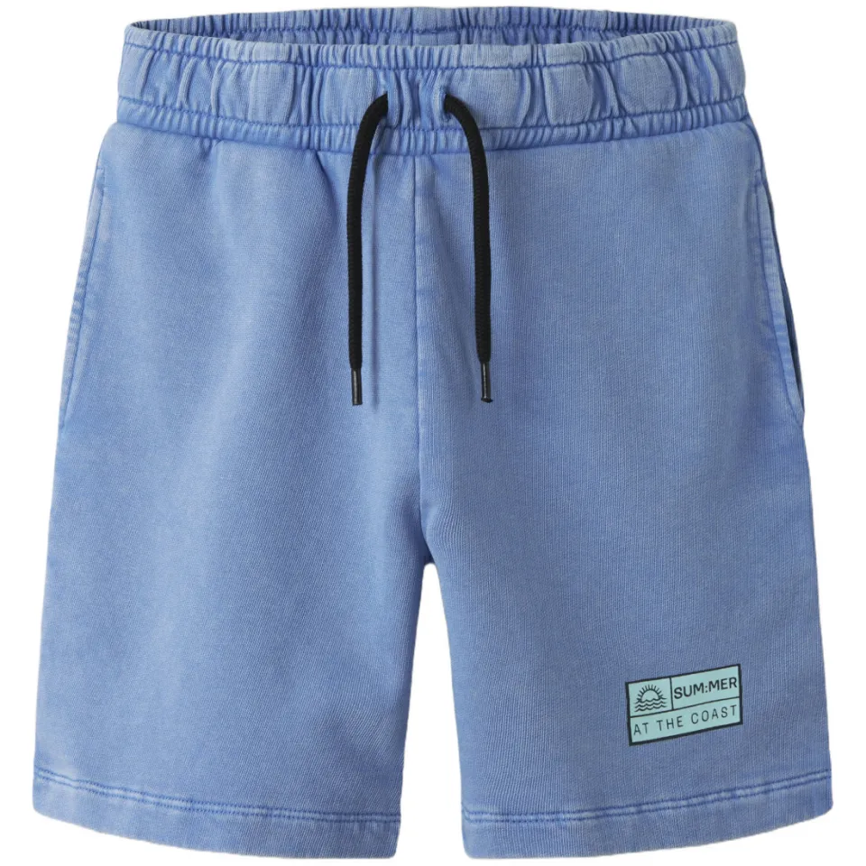 NAME IT NKMFANDEL regular joggingshort lichtblauw, foto 2