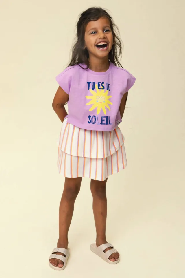 LOOXS little T-shirt paars