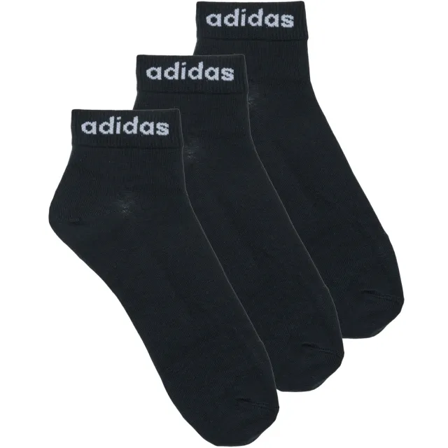 Adidas Sokken adidas Think Linear Ankle Socks 3 Pairs Zwart